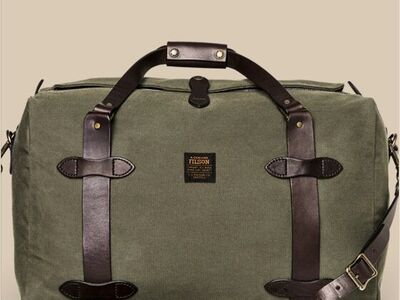 Authentic Filson Medium Rugged Twill Duffle Bag – Otter Green (Brand New w/ Tags)