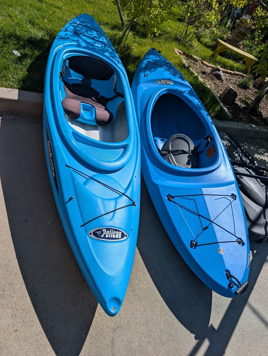 Pelican & Lifetime Kayaks Pair with Paddles