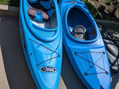 Pelican & Lifetime Kayaks Pair with Paddles