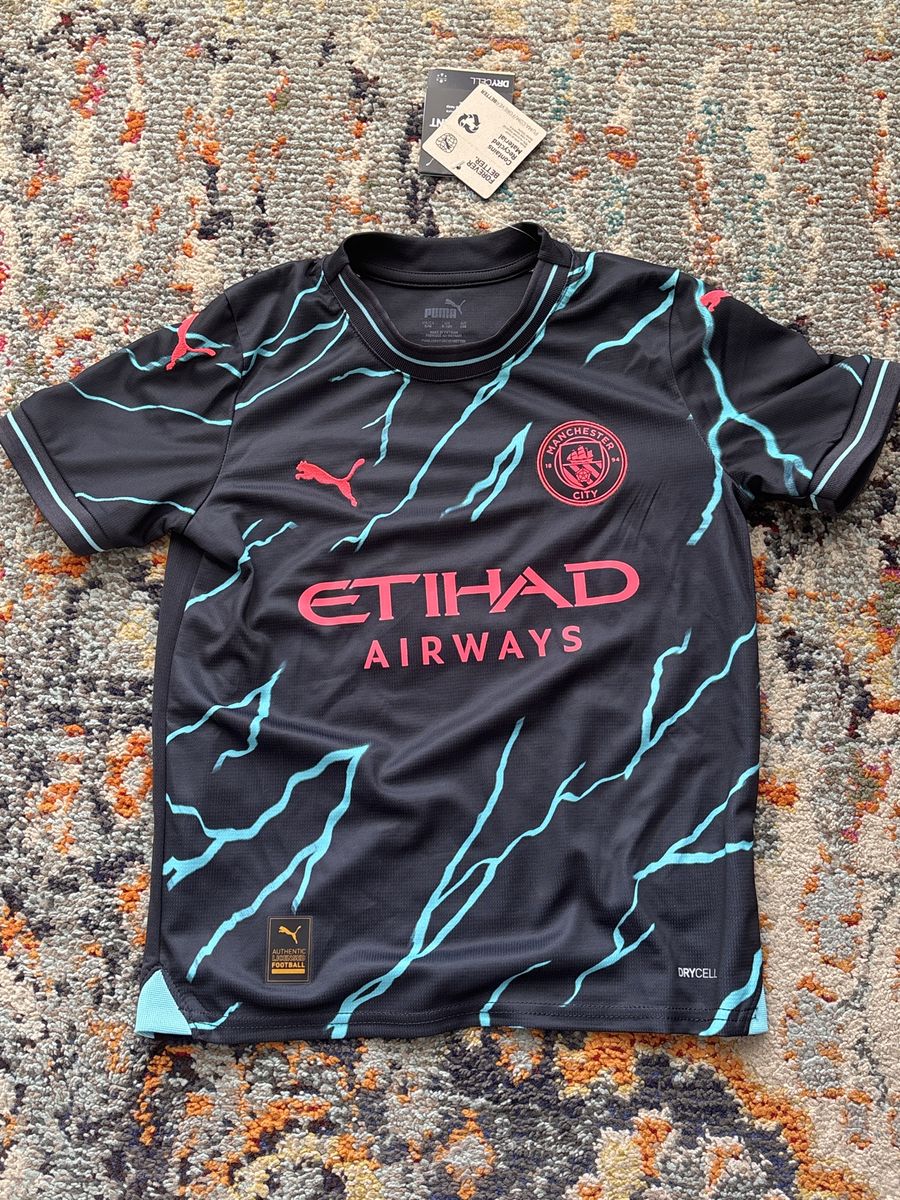 Erling Haaland Manchester City Jersey. Youth S.