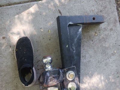 huge heavy duty trailer hitch