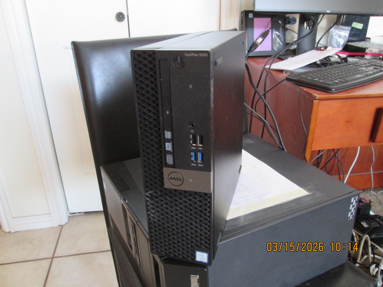DELL OptiPlex 5050 SFF Core i5-7500 @3.40GHz, 16GB RAM,256GB SSD,a NEW FRESH Windows 10 Pro or Windows 11 OS Installed.