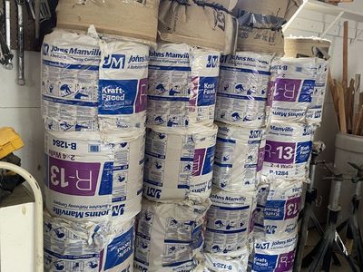 20 ROLLS MANVILLE 4 OF THE ROLLS DO NOT HAVE ORIGINAL PLASTIC COVERIING