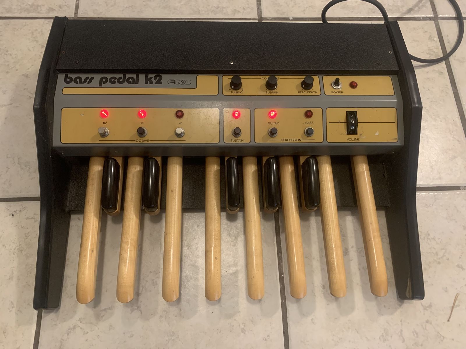 EKO K2 bass/synth foot pedals