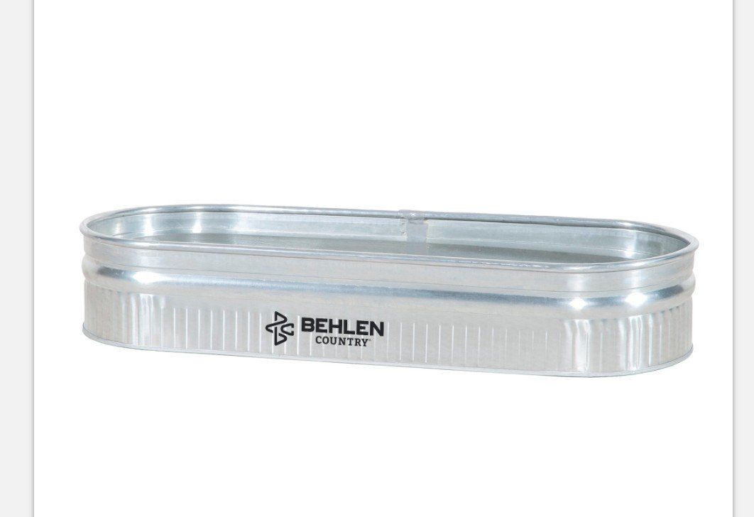 Behlen Country Galvanized Steel Stock Tank - New Condition, Versatile Use
