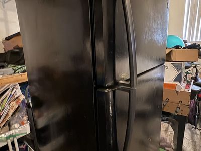 Black Top-Freezer Refrigerator