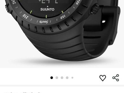 Suunto Core All Black Outdoor Watch with Altimeter, Barometer, & Compass