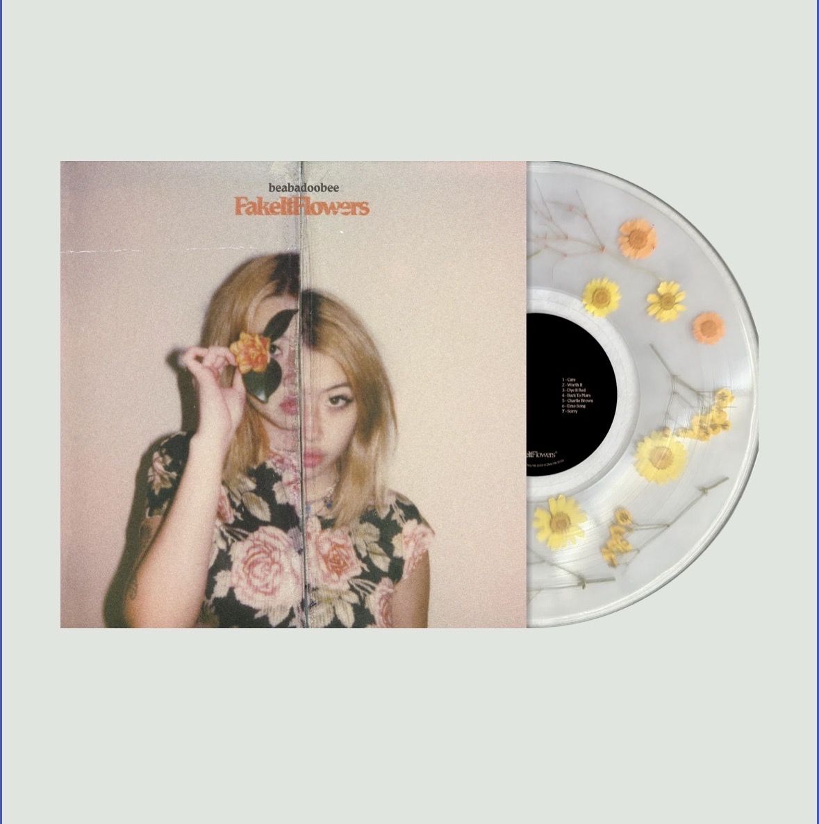 beabadoobee-Fake It Flowers-Flower Filled Vinyl LP