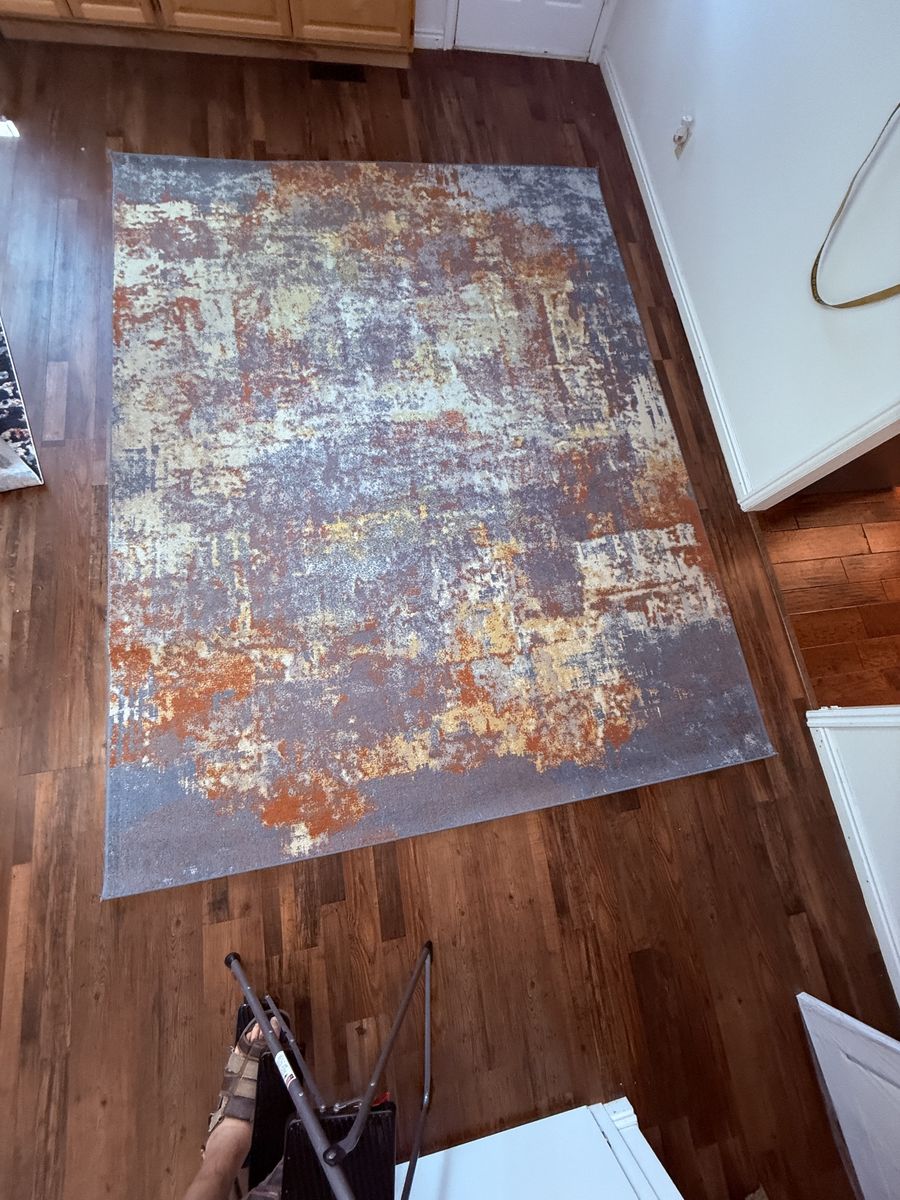 Surya Ankara 7’10” x 10’3” Area Rug – Gray/Rust