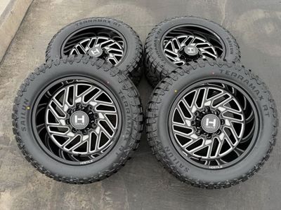 New 33x12.50r20 RT Hostile H116 8x6.5 Ram Chevy GM