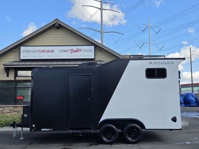 8x18 / 8.5x18 Off Road Toy Hauler Travel Trailer Enclosed Cargo UTV/ATV Pkg RAYNGER 2026