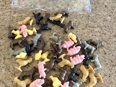 Set of plastic Farm Animals