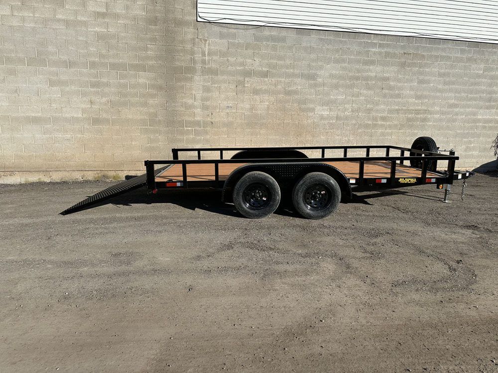 7x16 Utility Trailer Tandem Axle 7000lb GVWR Big Bubba's Package 4 FREE DELIVERY