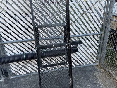 Universal Hitch Mount Cargo Carrier for Cars and Trucks - Black Steel Mesh