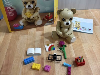 LEGO Creator 40763 Children's Day Teddy Bear Set with Box and Manual