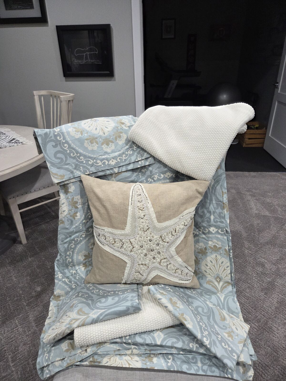 Pottery Barn King Size Duvet & Pillow Shams