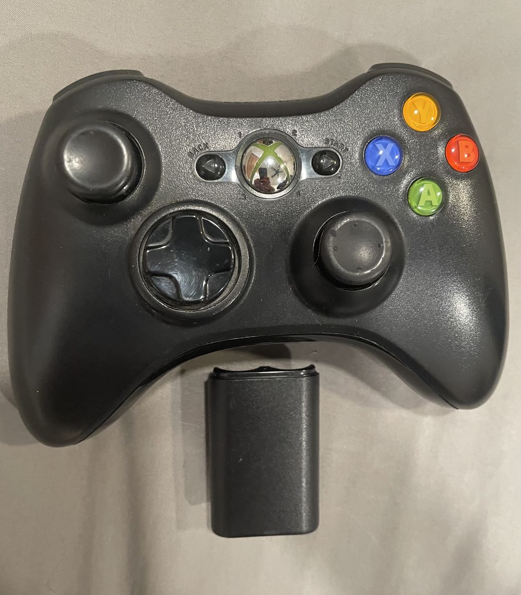Xbox 360 Wireless Black Controller