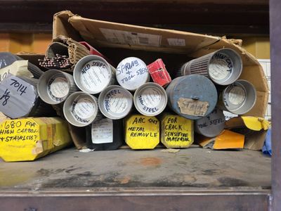 Assorted Welding Rods and 3 Rod Boxes