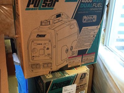 Pulsar 4000 watt size Honda 2200 but way better