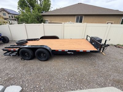 7’ x 16’ Flatbed Car Hauler
