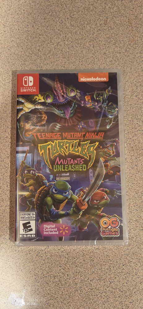 New unopened Teenage Mutant Ninja Turtles: Mutants Unleashed for Nintendo Switch
