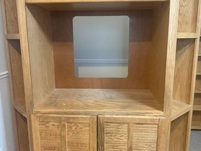 Solid Wood Entertainment Center