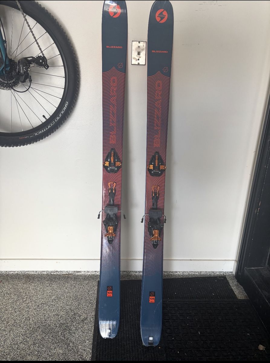 Blizzard Rustler 10 Ski w/ Marker Kingpin 13 Bindings - 180cm,