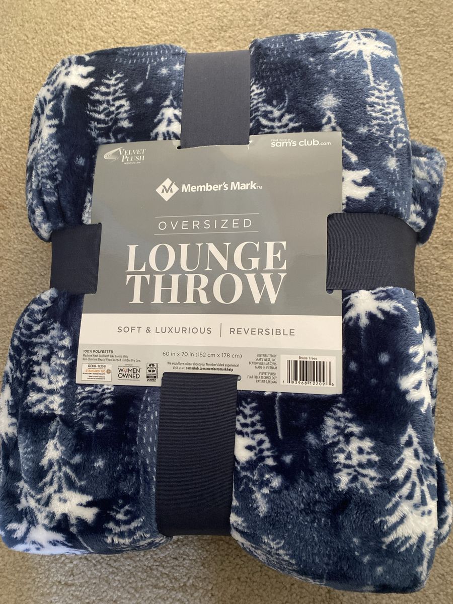 Oversized lounge throw