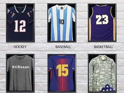Display Case Shadow Box for Sports Jersey, Football, Baseball, Basketball, Hockey, T-Shirts, Uniforms