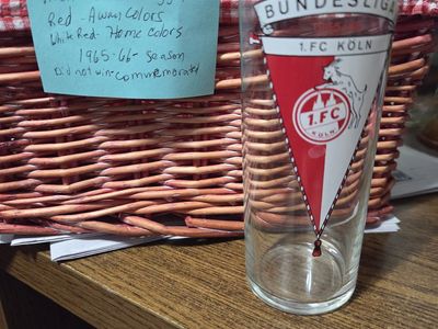 Vintage German Football glass