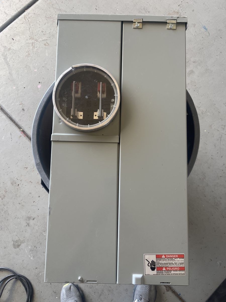 200 amp Eaton service meter
