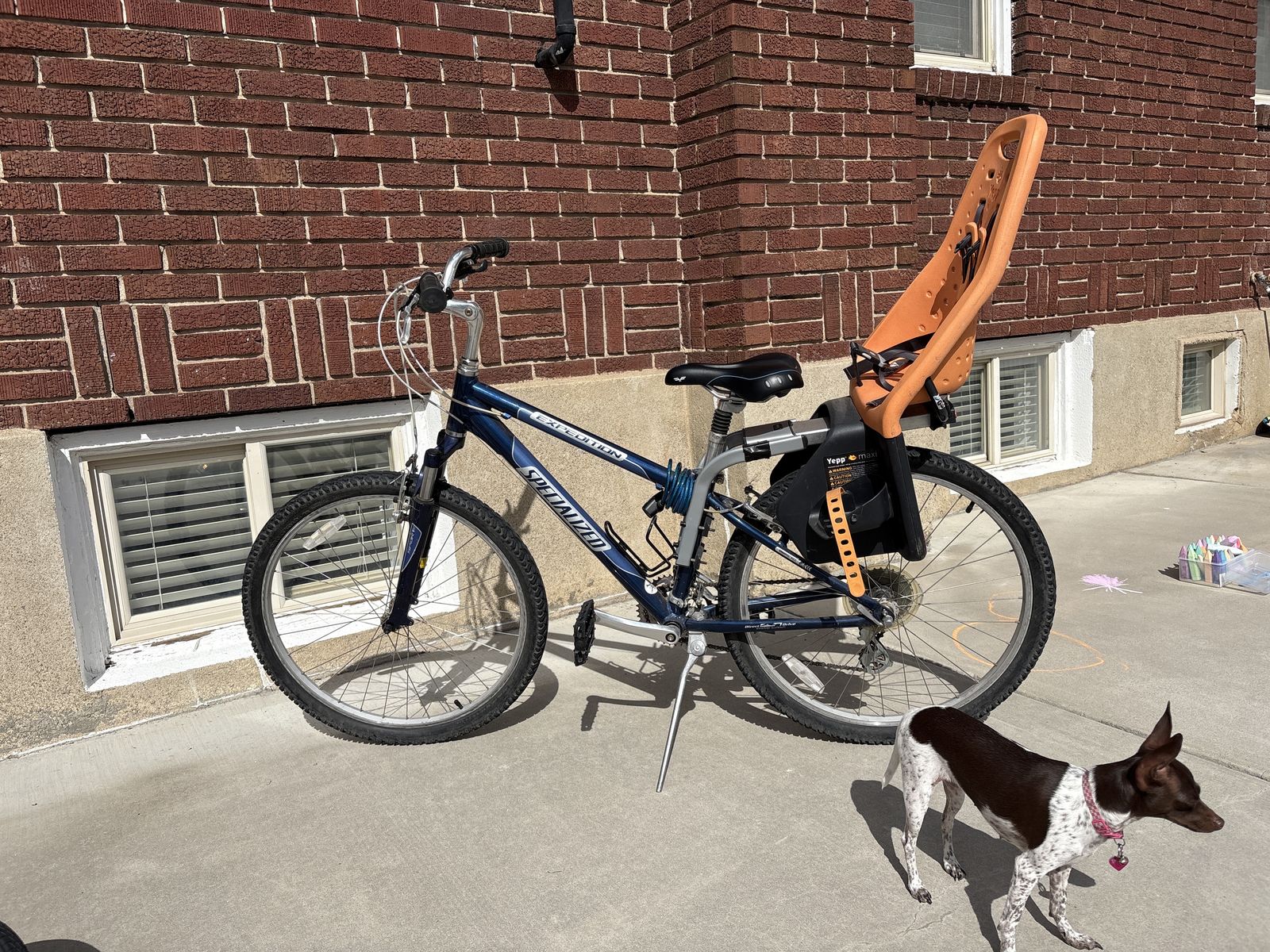 Bike with Thule Seat