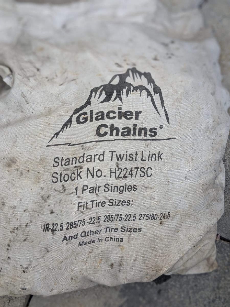 Truck Tire Chains 22.5 / 24.5 – Glacier Chains (Heavy Duty)