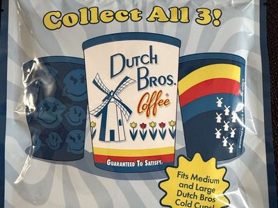 Dutch Bros Coffee Mystery Cold Cup Sleeve - New Sealed Pack