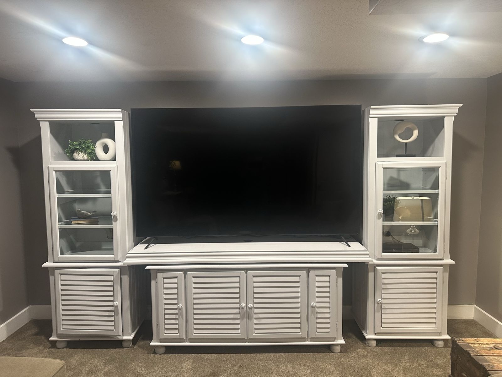 White Entertainment Center