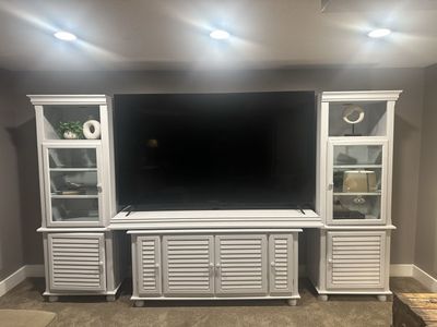 White Entertainment Center