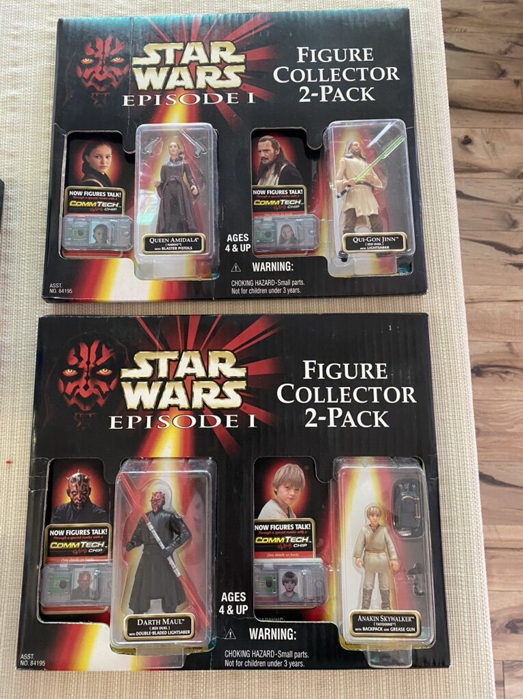 STAR WARS Mint Rare Old Force Figures New Package