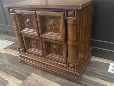 Wood Nightstand