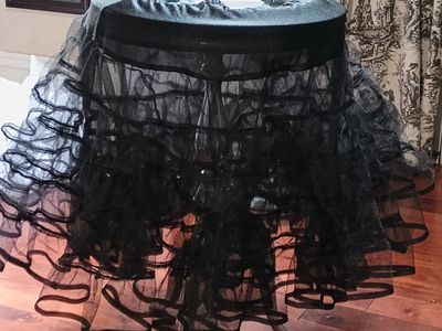 Vintage Black Petticoat