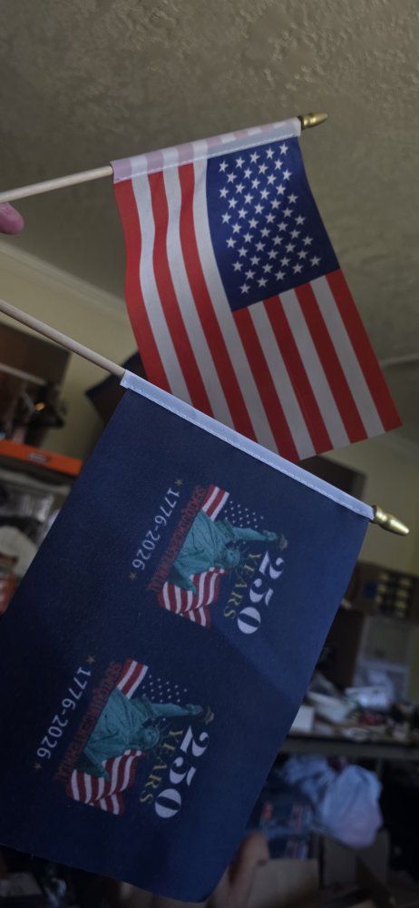 USA/250 YEARS COMMEMORATIVE Flags (12 total)