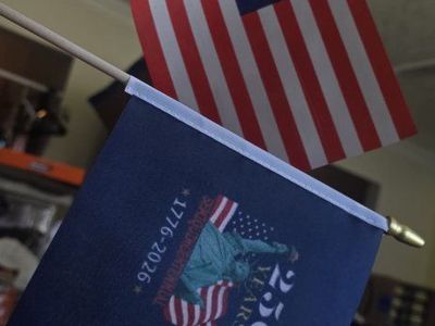 USA/250 YEARS COMMEMORATIVE Flags (12 total)