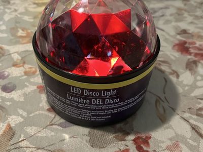 New e-CIRCUIT LED Disco Light Lumière DEL Disco Party Stage Lighting, Portable, Battery Operated