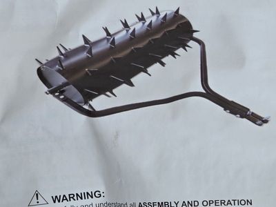 36" Drum Spike Aerator by Yard Tuff Tractor ATV