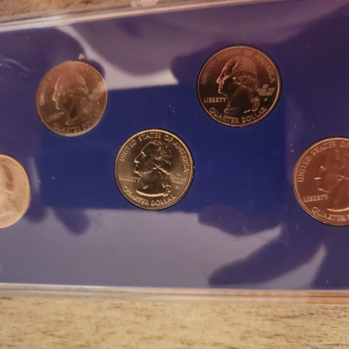 2004 Philadelphia mint state quarters uncirclated