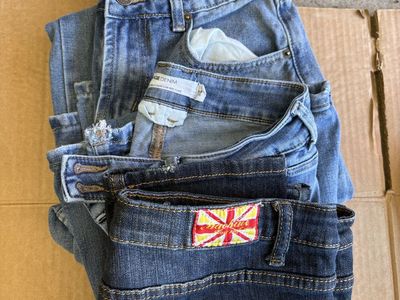 Assorted Women's and Men’s Denim Jeans Bundle - Forever 21, Fashion Nova & More