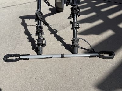 Thule 4-Bike Hitch Rack - Tilt-Down Design, Locking Pin, Frame Adapter, 1.25"/2" Receiver