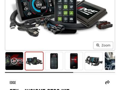 Edge EZX & Insight CTS3 Kit with A-Pillar Mount for 2019-2022 Ram 6.7 Cummins