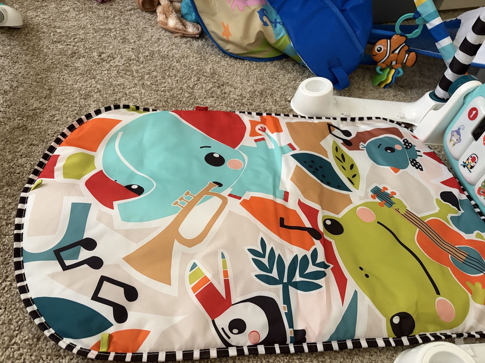 Fisher-Price Kick 'n Play Piano Gym Baby Activity Mat - Musical Playtime Fun