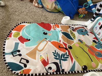 Fisher-Price Kick 'n Play Piano Gym Baby Activity Mat - Musical Playtime Fun