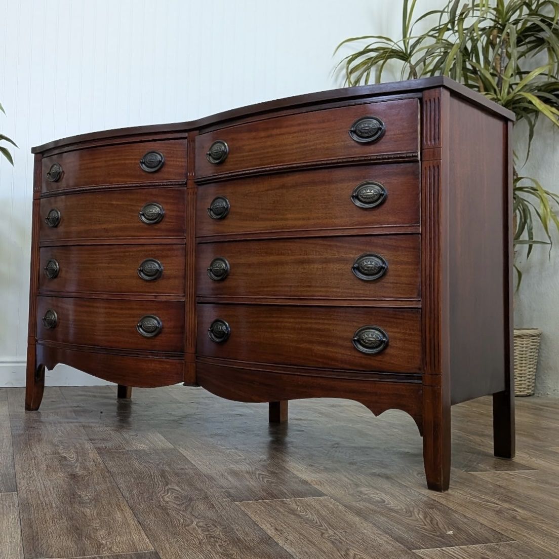 Vintage 1950s Harmony House Serpentine Dresser
